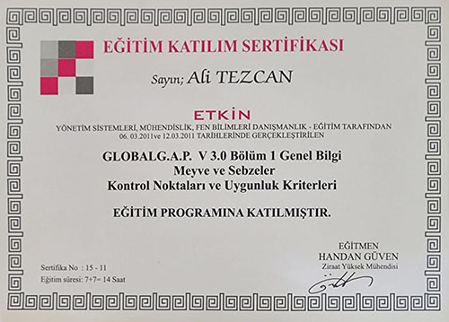Certificat